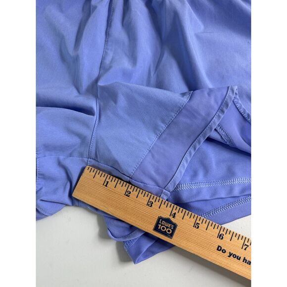 Layer 8 Women's 2 in 1 Athletic Running Shorts Pockets Blue Size XL - Picture 7 of 10